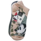 Wholesale - 5pk WOMEN MINNIE MOUSE WILD THINGS NS SOCKS SIZE 9-11, UPC: 193159107178